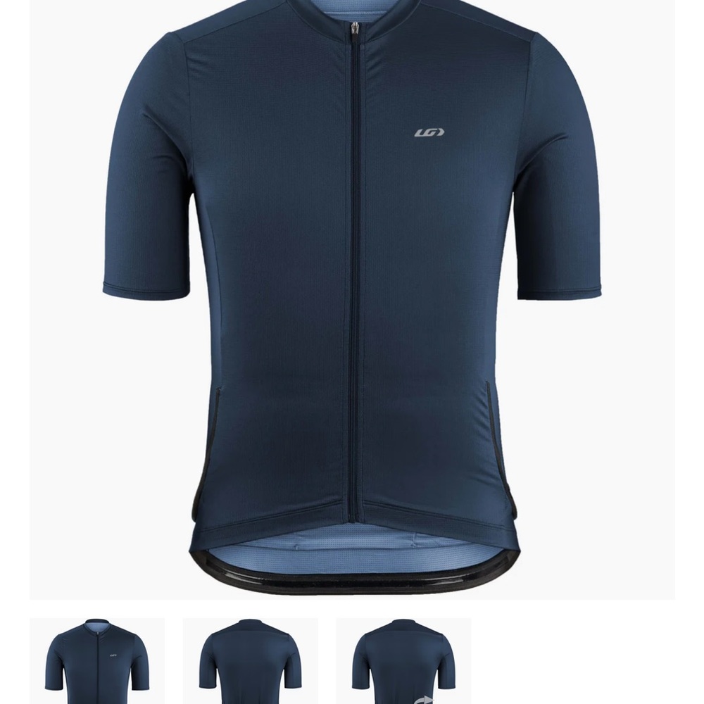 Men’s Navy Performance Cycling Jersey by Louis Garneau